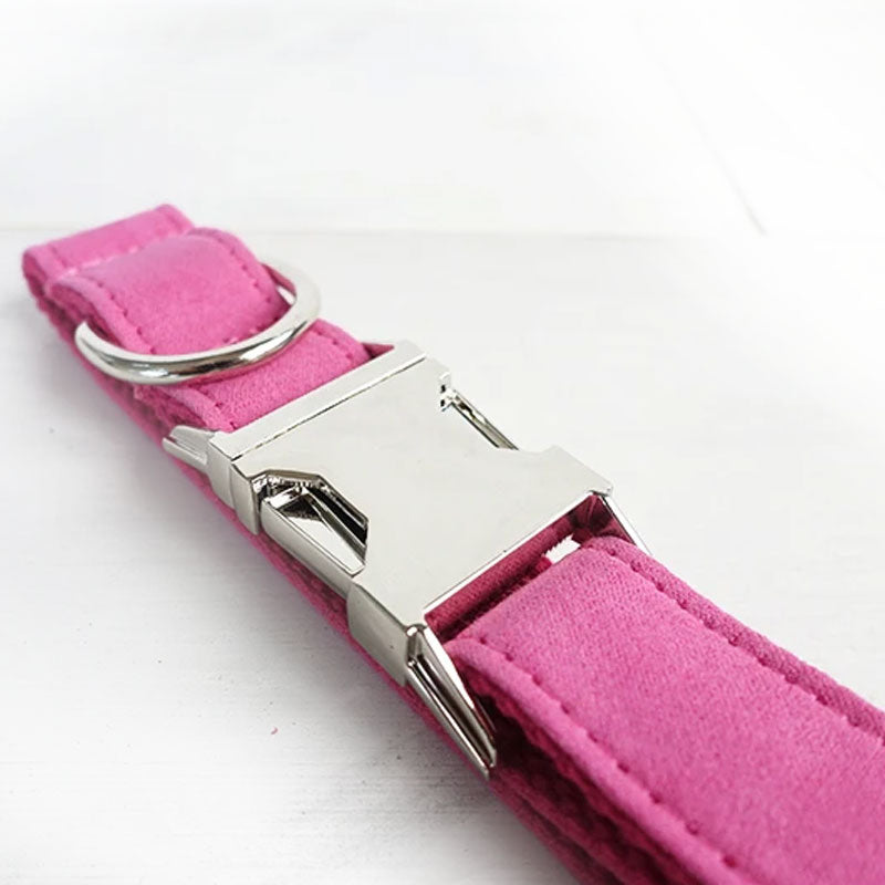 The Pink Personalised Dog Collar