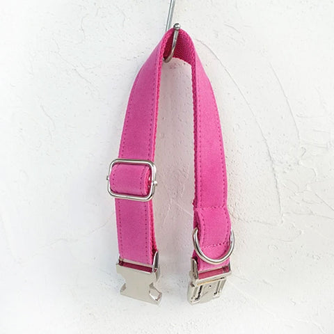 The Pink Personalised Dog Collar