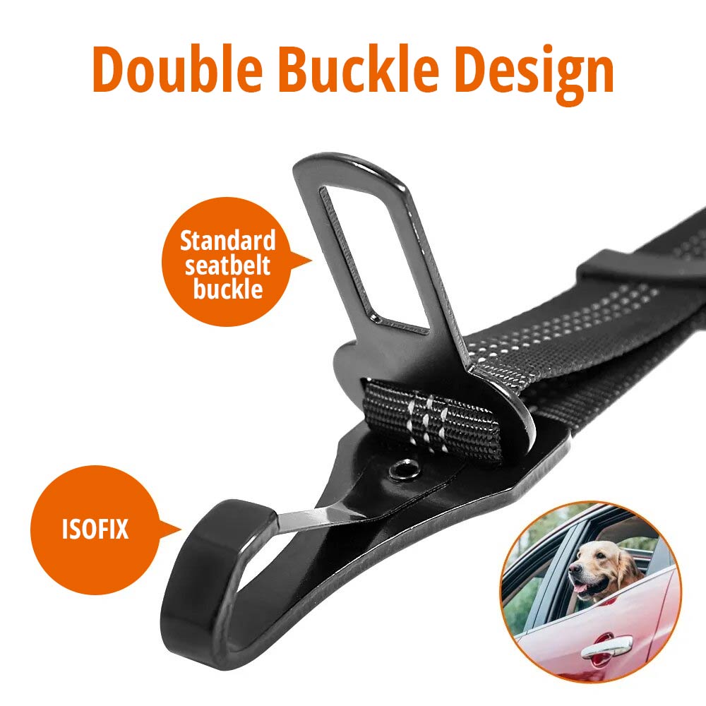 Dog Car Seat Belt With Shock Absorber
