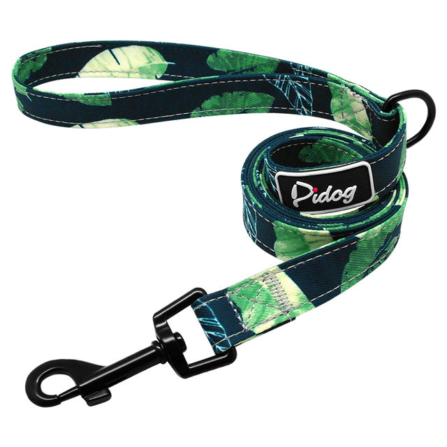 Designer Nylon Dog Leash 120cm Green Dog Nation