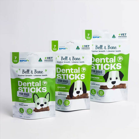 Bell & Bone Dog Dental Sticks Chicken Mint & Seaweed