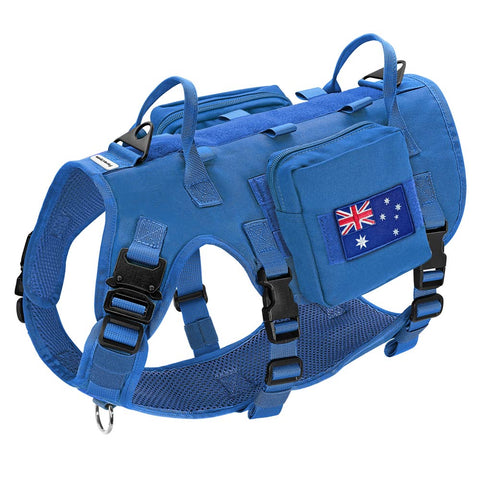 Tactical Dog Harness - 5 Piece Set