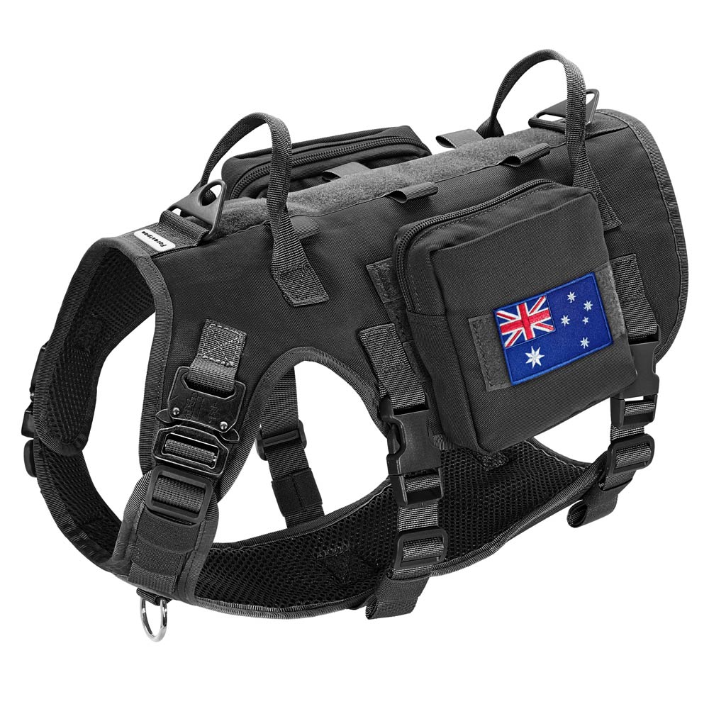 Tactical Dog Harness - 5 Piece Set