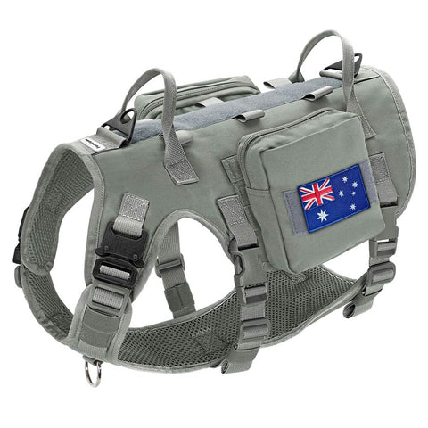 Tactical Dog Harness - 5 Piece Set