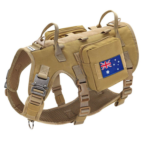 Tactical Dog Harness - 5 Piece Set