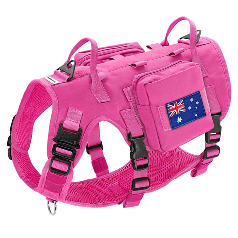 Tactical Dog Harness - 5 Piece Set
