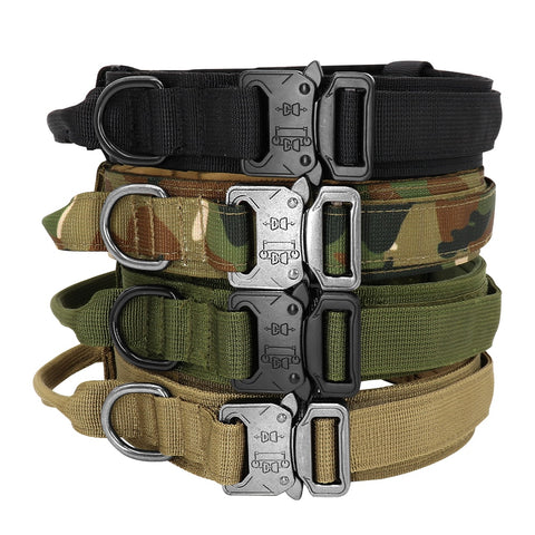 Durable Military Style Tactical Dog Collar Padded Dog Nation