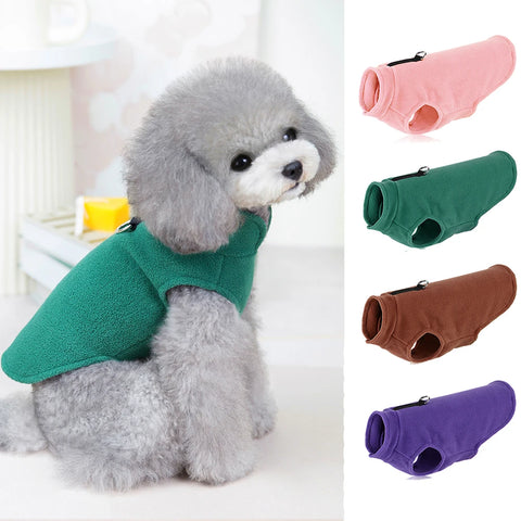 Cold Weather Soft Fleece Dog Jacket