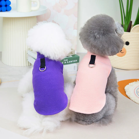 Cold Weather Soft Fleece Dog Jacket
