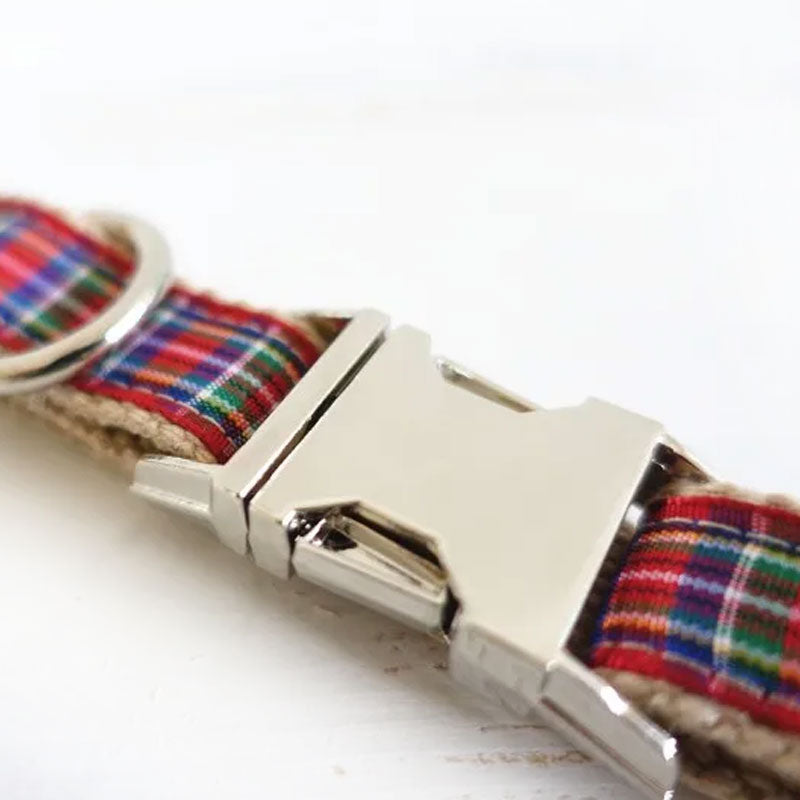 The Scottish Plaid Personalised Dog Collar