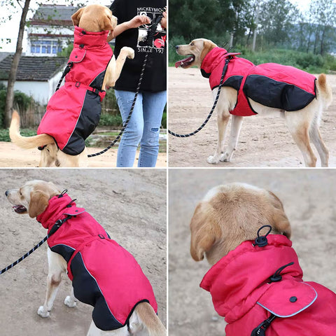 StormGuard Waterproof Reflective Dog Coat