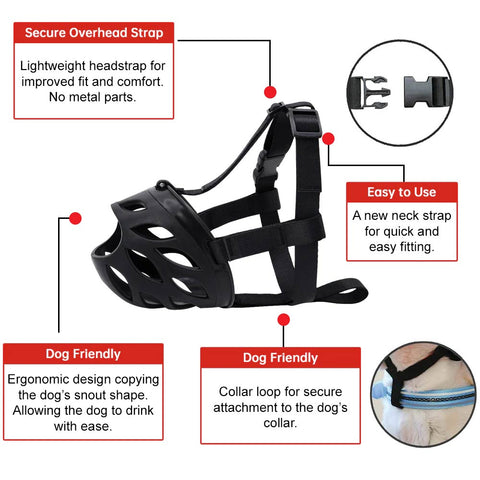 Soft Silicone Dog Muzzle