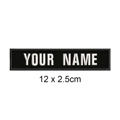 Custom Dog Name Patches Embroidered Assorted Sizes Velcro Back