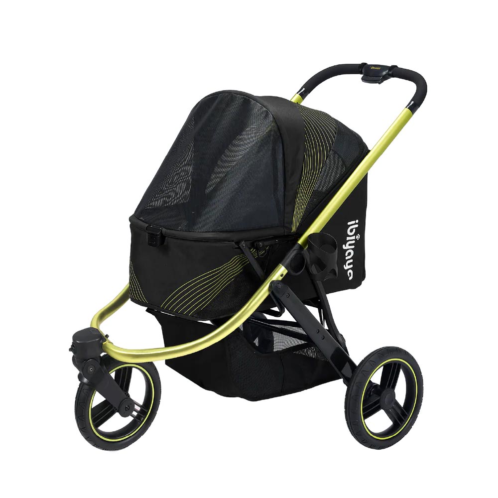 Ibiyaya The Beast Pet Jogging Stroller 3-Wheel All-Terrain Pram
