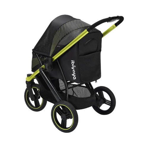 Ibiyaya The Beast Pet Jogging Stroller 3-Wheel All-Terrain Pram