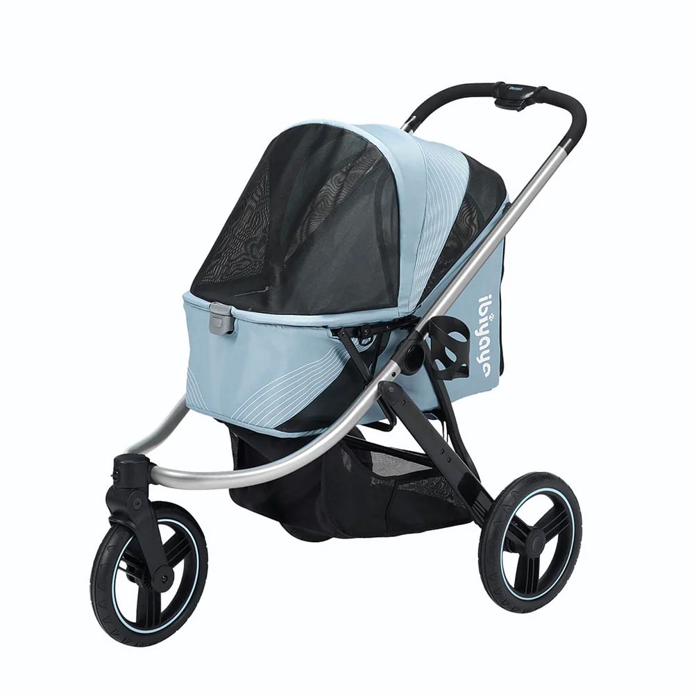 Ibiyaya The Beast Pet Jogging Stroller 3-Wheel All-Terrain Pram