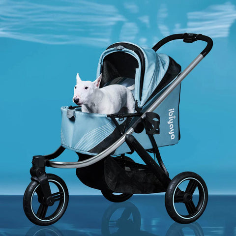 Ibiyaya The Beast Pet Jogging Stroller 3-Wheel All-Terrain Pram