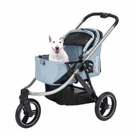 Ibiyaya The Beast Pet Jogging Stroller 3-Wheel All-Terrain Pram