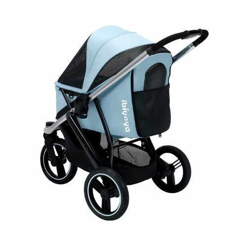 Ibiyaya The Beast Pet Jogging Stroller 3-Wheel All-Terrain Pram