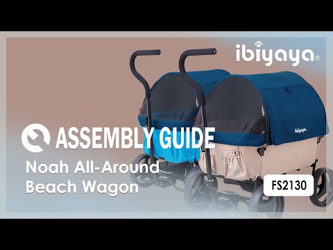 Ibiyaya Noah All-Around Beach Wagon for Pets up to 50kg