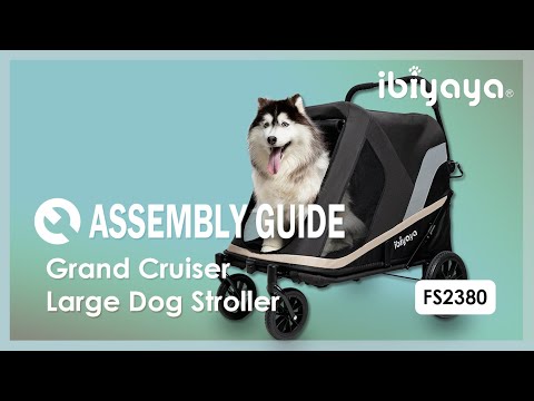 Ibiyaya Grand Cruiser Large Dog Stroller Pram for Dogs up to 50kg