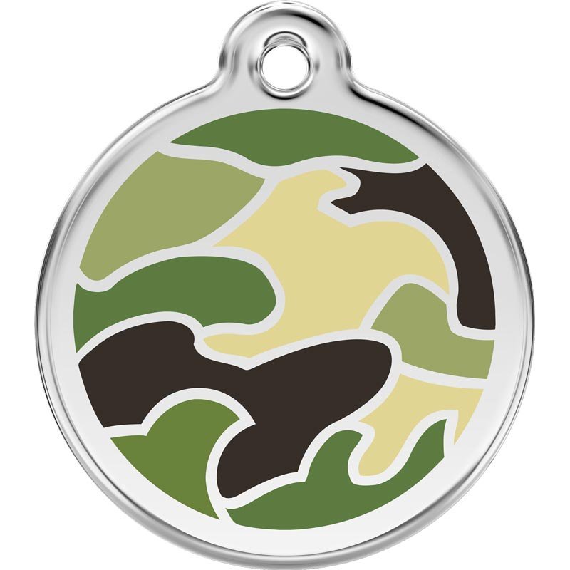Dog ID Tags Camouflage Green Dog Nation