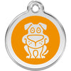 Dog ID Tags Dog Orange Dog Nation