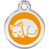 Dog ID Tags Kitten Orange Dog Nation