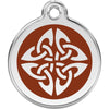 Dog ID Tags Tribal Arrows Brown Dog Nation