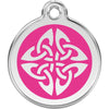 Dog ID Tags Tribal Arrows Hot Pink Dog Nation