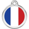 Dog ID Tags Flags France Dog Nation