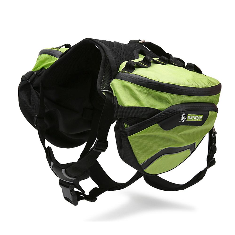 Dog Backpack Harness Deluxe 2 in 1 Green Dog Nation