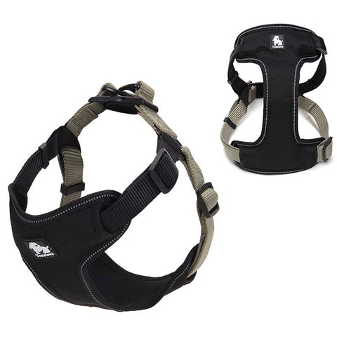 Urban Step In Dog Harness black-khaki Dog Nation