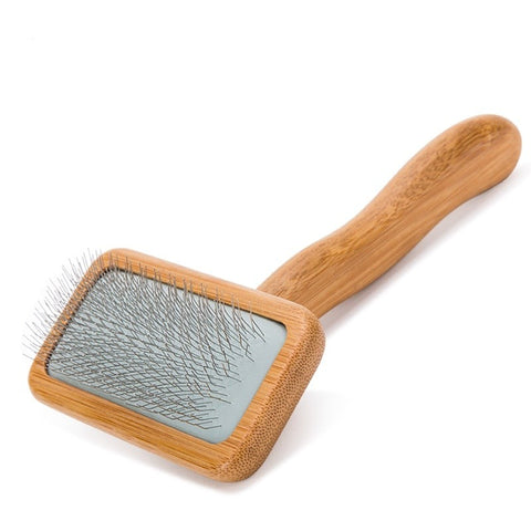 Slicker Brush For Dogs With Bamboo Handle Dog Nation