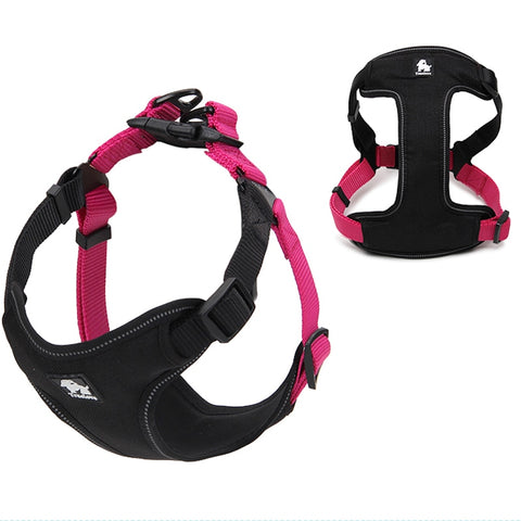 Urban Step In Dog Harness black-fuchsia Dog Nation