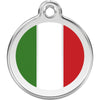 Dog ID Tags Flags Italy Dog Nation