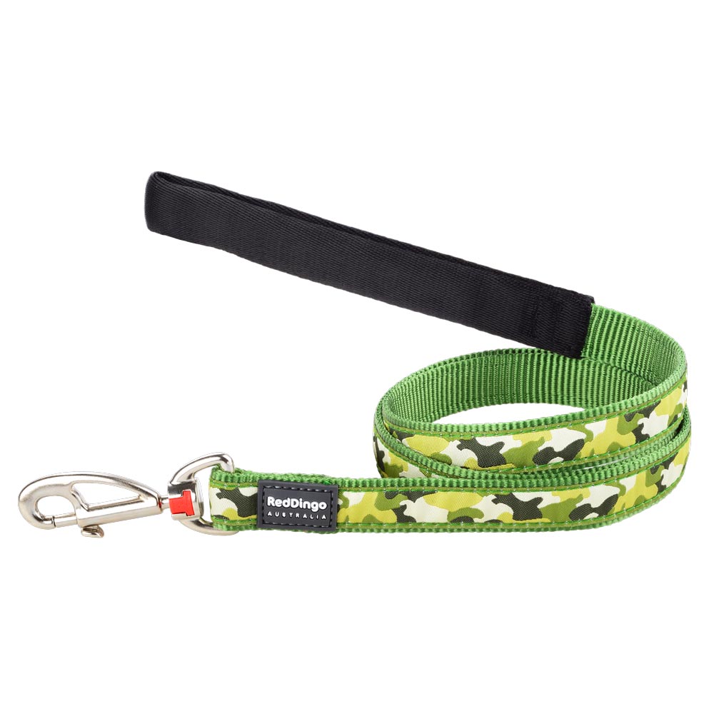 Dog Lead Camouflage Green M L XS S Dog Nation