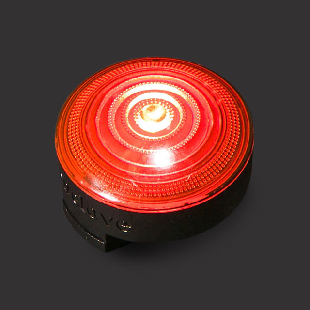Safety LED Light for Dog Collar or Harness Water Resistant Red Dog Nation
