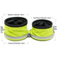 Collapsible 2 in 1 Dog Bowl for Food and Water Dog Nation