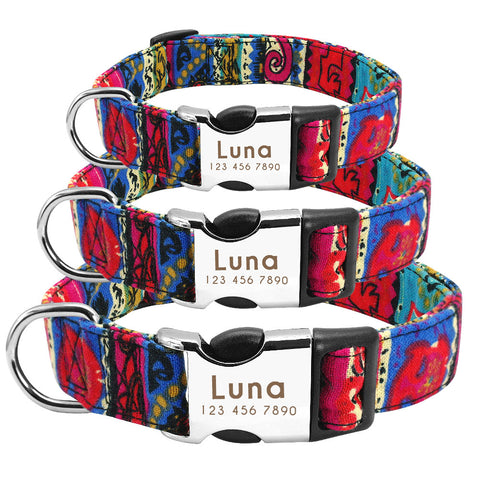 Attractive Personalised Dog Collar & Leash Set Dog Nation