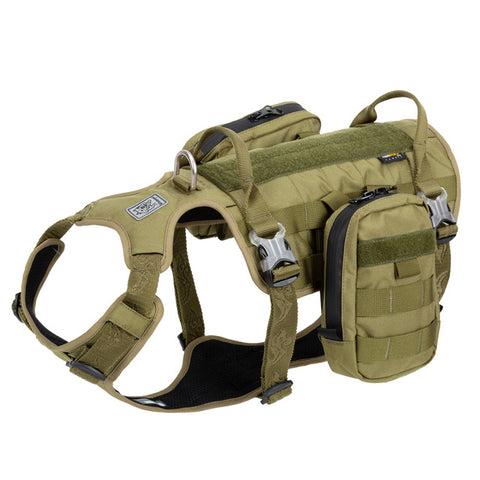 High Performance Dog Harness Tactical Military Training Army green Dog Nation