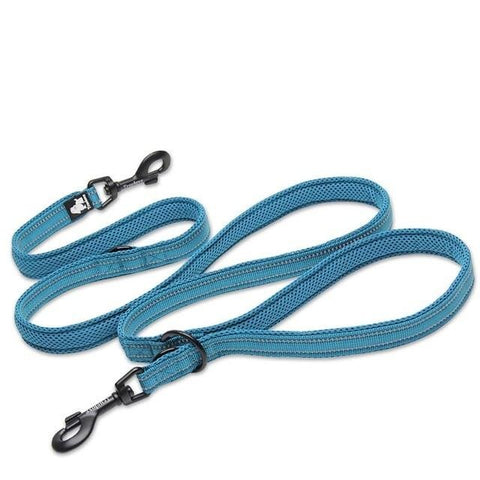 Double Ended Dog Lead Multi-Purpose 6 in 1 blue Dog Nation