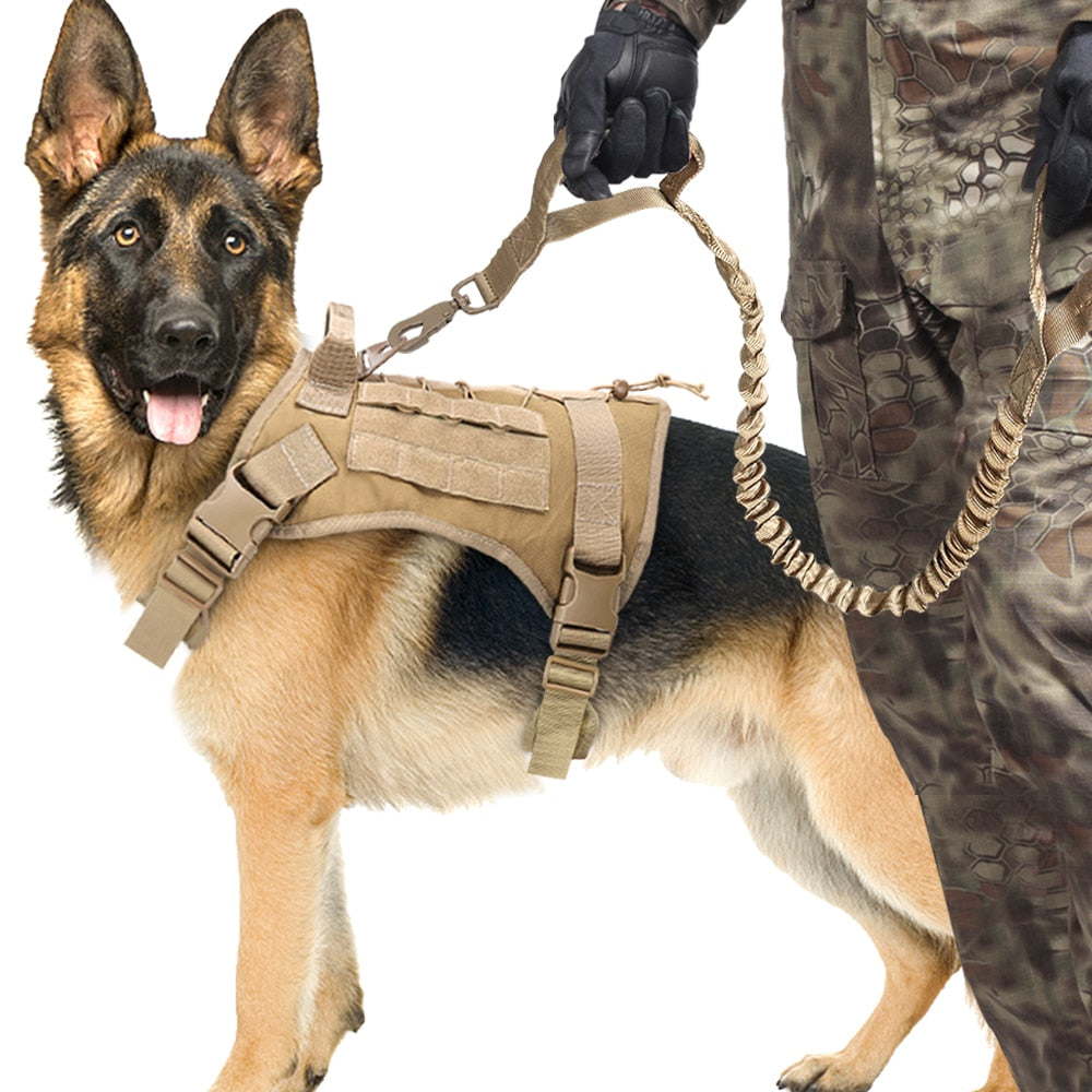 Military Style Dog Harness Vest Set With Handle – Dog Nation