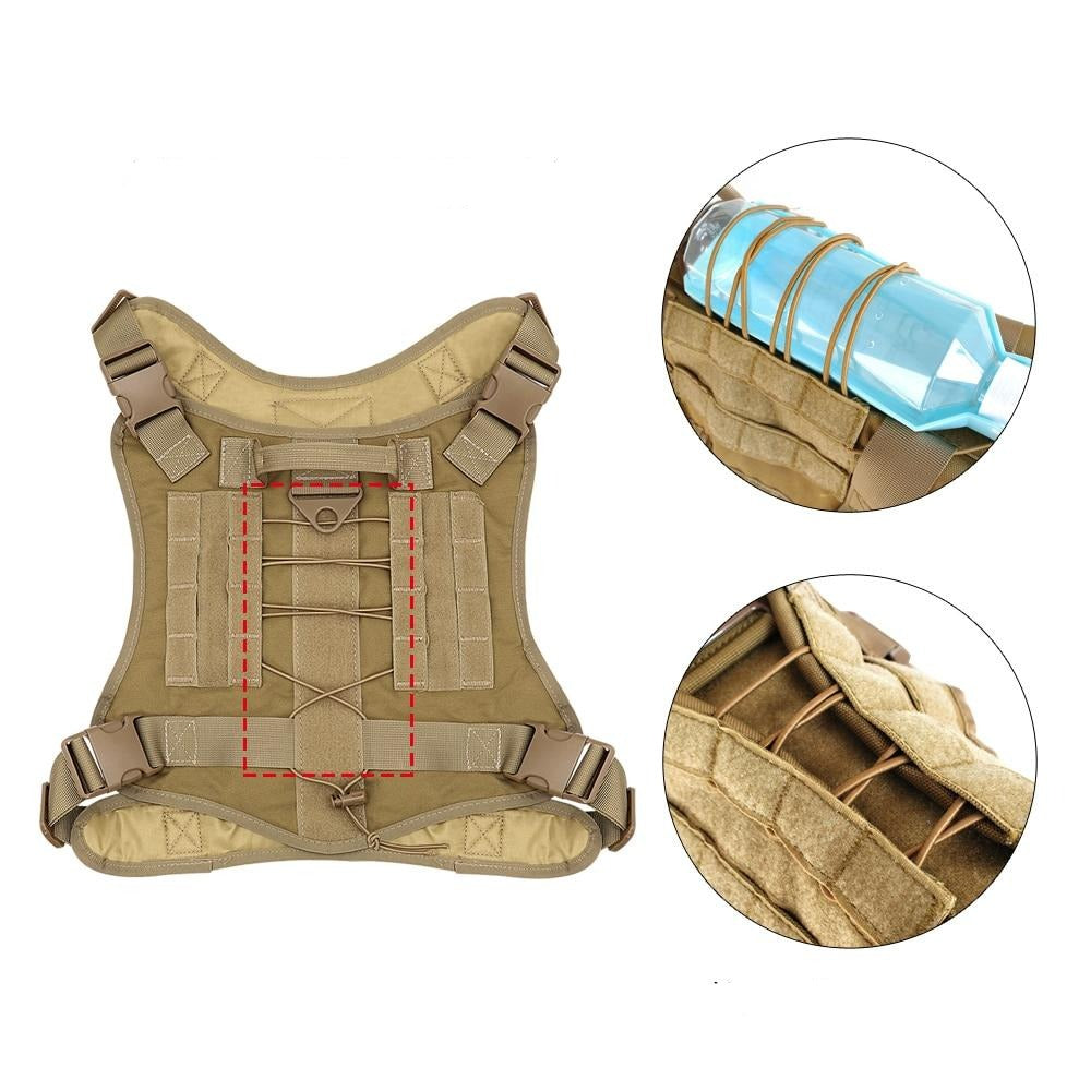 Military Style Dog Harness Vest Set With Handle Dog Nation