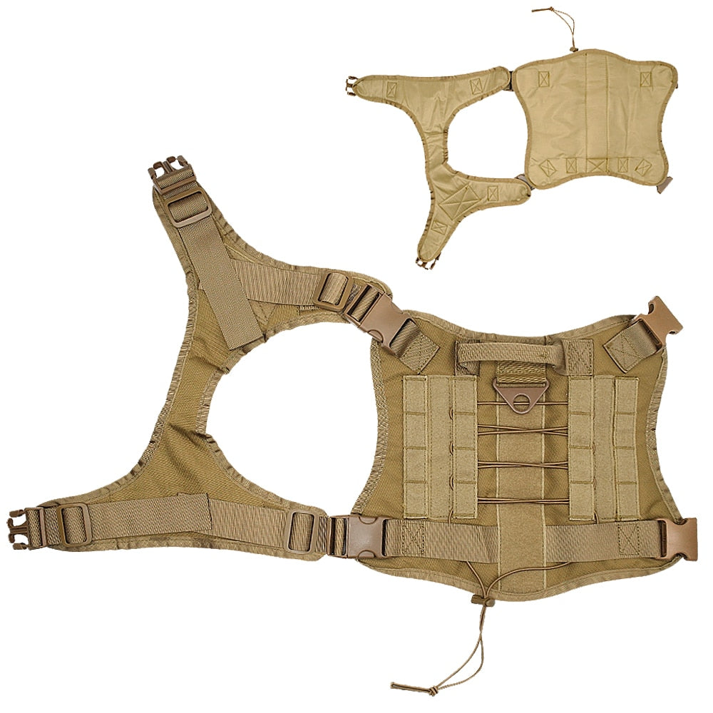 Military Style Dog Harness Vest Set With Handle Dog Nation