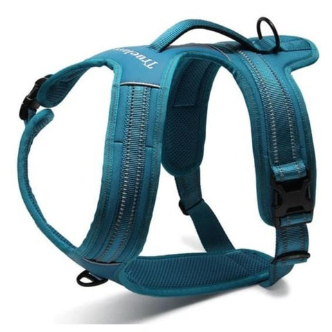 Sport No Pull Dog Harness Outdoor Adventure with Handle blue Dog Nation