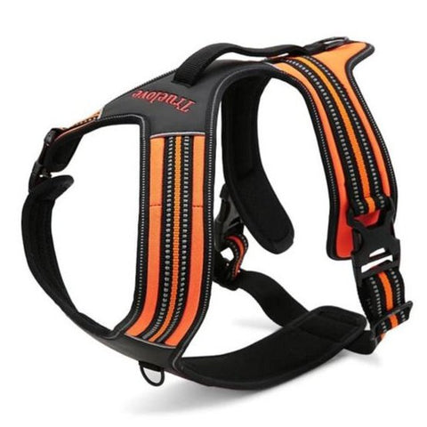 Sport No Pull Dog Harness Outdoor Adventure with Handle orange Dog Nation