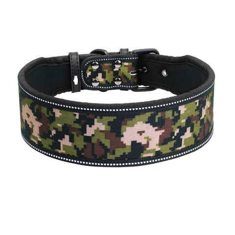 Astro Beautiful Designer Wide Neoprene Dog Collars Camouflage Dog Nation