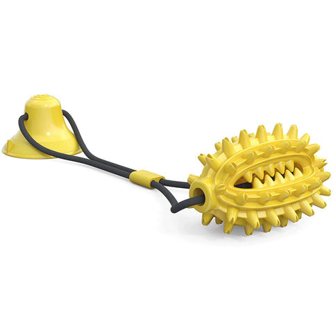 Suction Cup Ball Toy for Dogs yellow Dog Nation